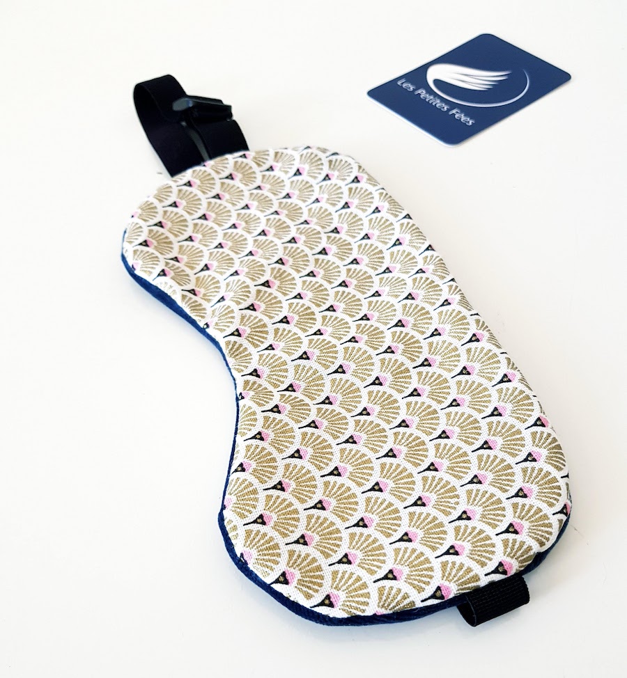 Golden Fans Sleep Mask