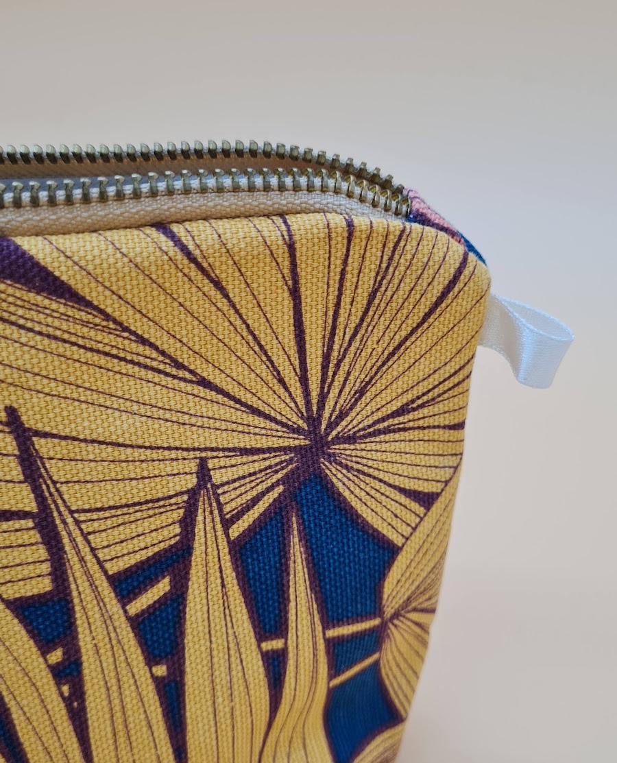 trousse à crayons tropical verte