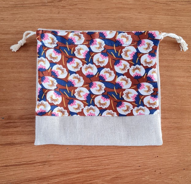sac à baguette en coton et lin, sac réutilisable pour transporter le pain