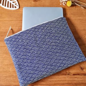 Japanese fabric laptop or tablet sleeve