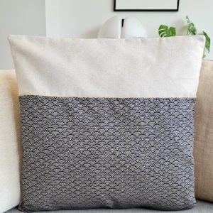 Japanese segaiha cushion cover