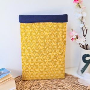 Yellow book pouch