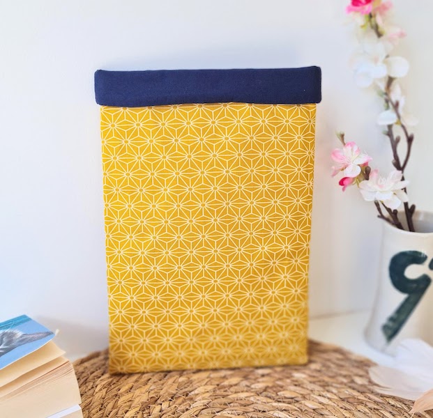 Yellow book pouch