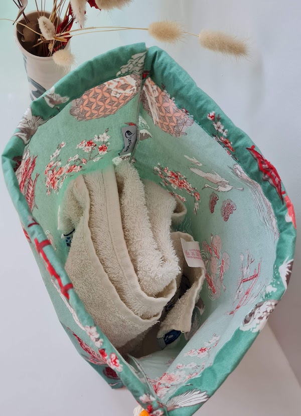 sac piscine japonais vert