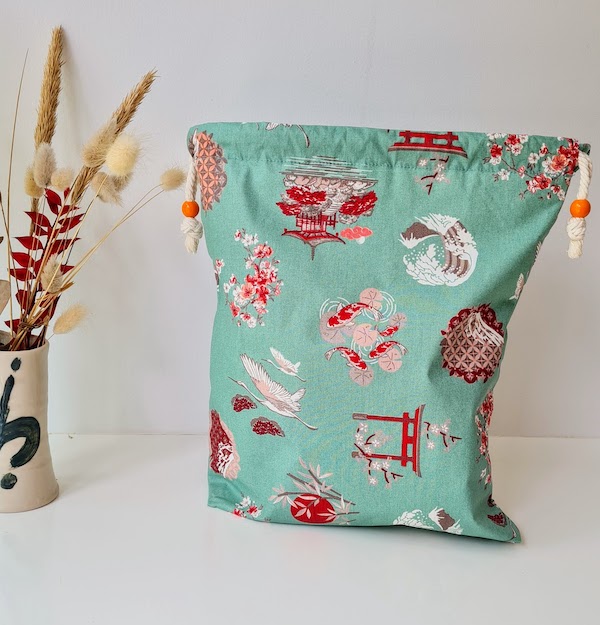 sac piscine japonais vert