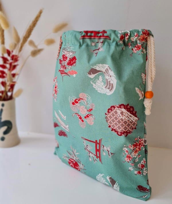 sac piscine japonais vert
