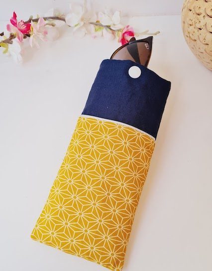 Yellow glasses case