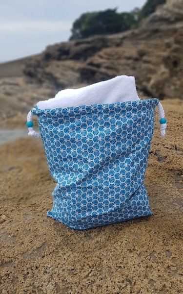 sac de piscine vert