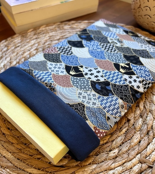 Pochette à livre Yama en tissu japonais